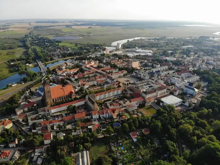Anklam - Anklam Luftaufnahme (2020)
