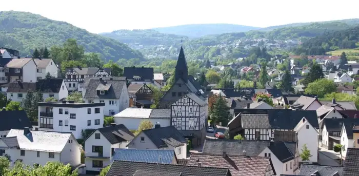 Bad Endbach - Panorama bad endbach 20030529