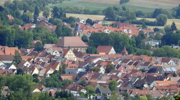 Bad Rodach - Bad Rodach, CO - Gr Georgenberg - Henneberger Warte - Bad Rodach v SW 01