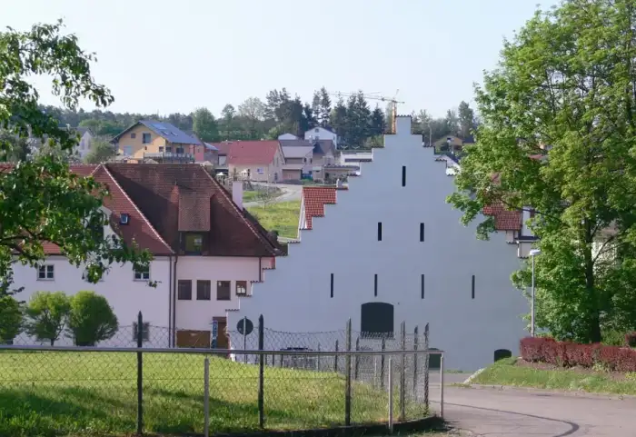 Baindt - Baindt Kloster Blick zum Ort