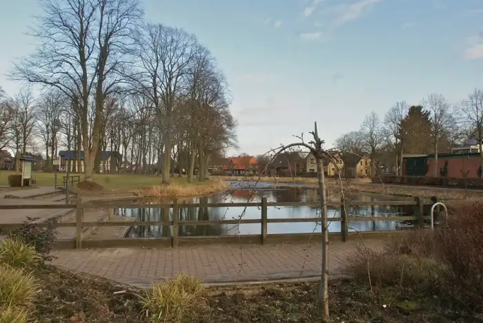 Bargfeld-Stegen - Dorfteich in Bargfeld-Stegen, Kreis Stormarn