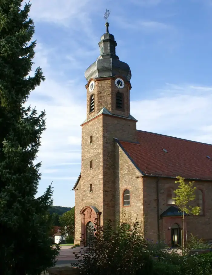 Blankenbach - Blankenbach, die Ortskirche St. Kilian und St. Bonifatius
