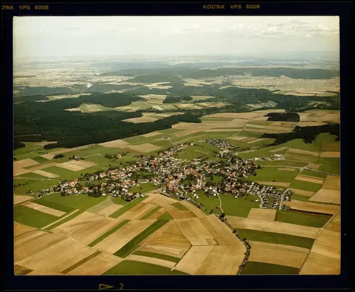 Bösingen - Bösingen, Luftbild - LABW - Staatsarchiv Sigmaringen N 1-96 T 1 Nr. 663