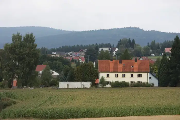 Brand - Brand (Oberpfalz), view from south to the village
