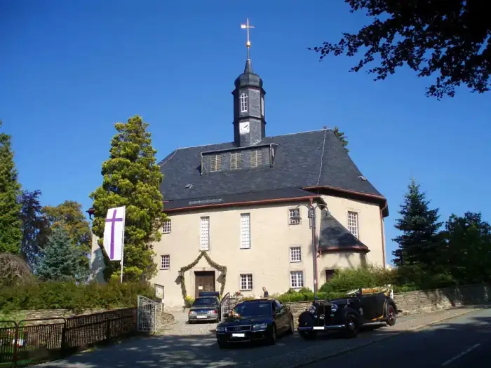 Breitenbrunn/Erzgebirge - Kirche Breitenbrunn Erzgeb