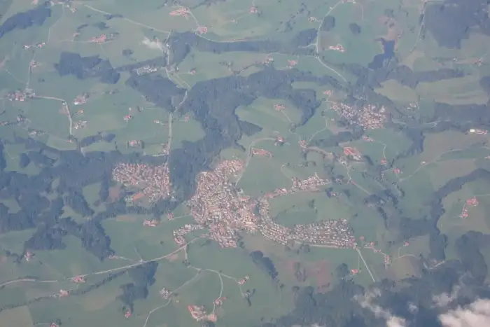 Buchenberg - Aerial view of Buchenberg