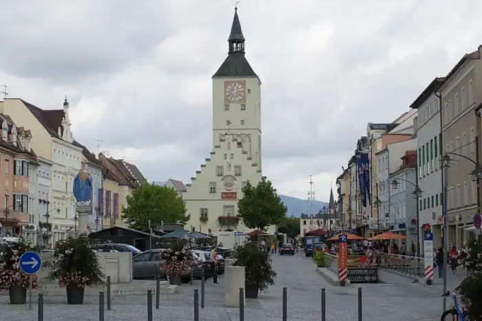 Deggendorf - City center of Deggendorf, Bavaria