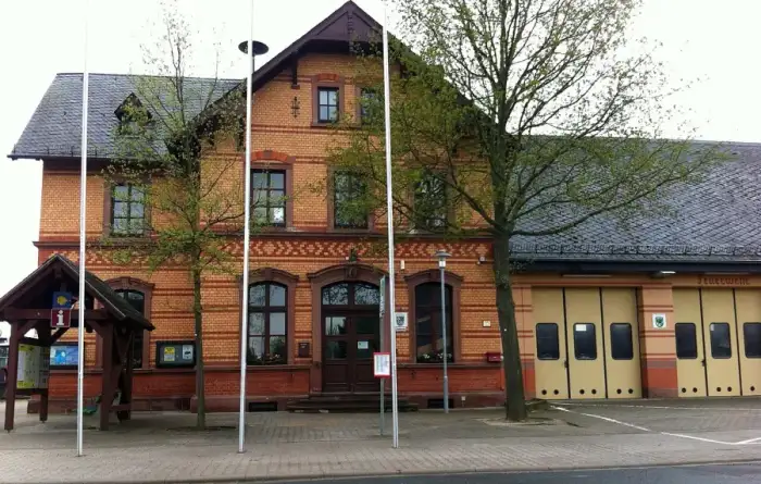 Dittelsheim-Heßloch - Ehemaliges Bahnhofsgebäude Dittelsheim-Heßloch