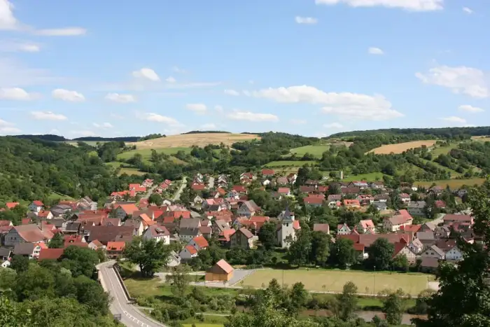 Dörzbach - Doerzbach-Hohebach von Norden 20070624