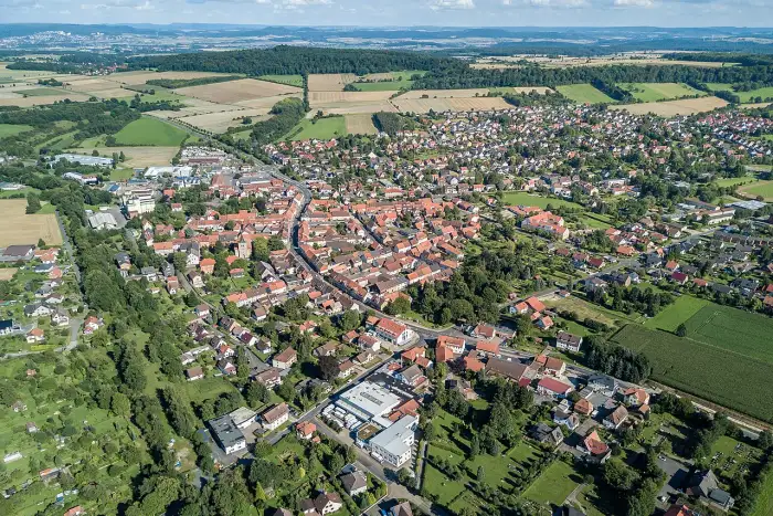 Dransfeld - Dransfeld aus westlicher Richtung