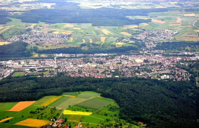 Ebersbach an der Fils - Ebersbach an der Fils Luftbild 2011 2