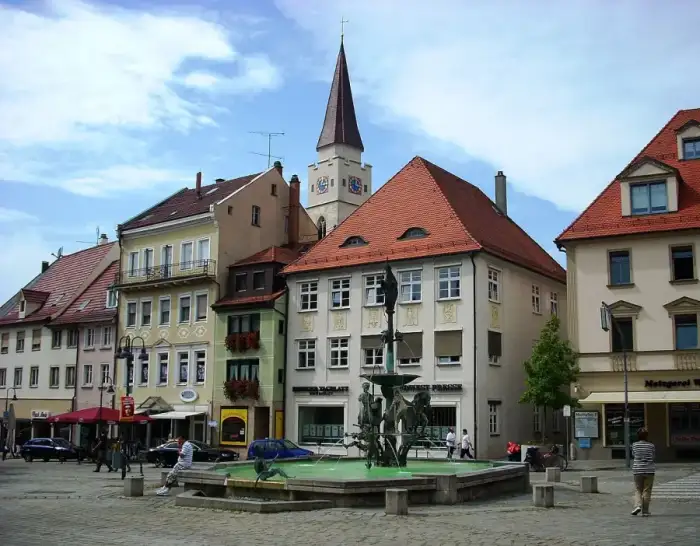Ehingen (Donau) - Ehingen,St.Blasius,Theodulbrunnen
