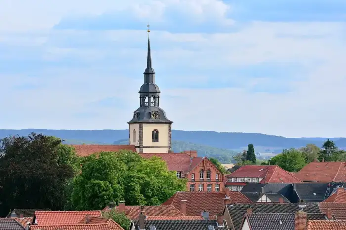 Elze - Elze Stadtansicht mit Peter und Paul Kirche