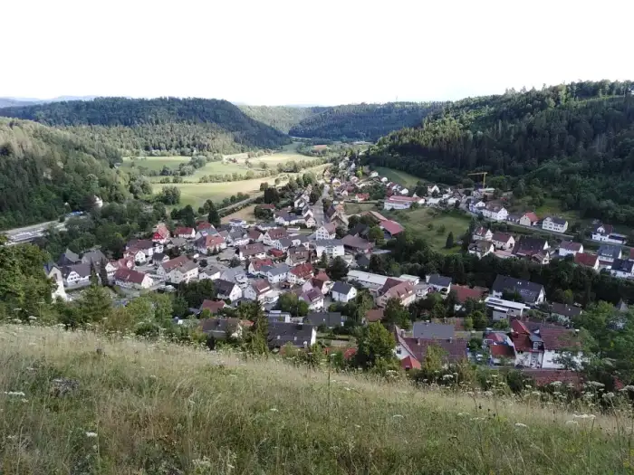 Epfendorf - Epfendorf, Ldkr. Rottweil, Blick von Norden