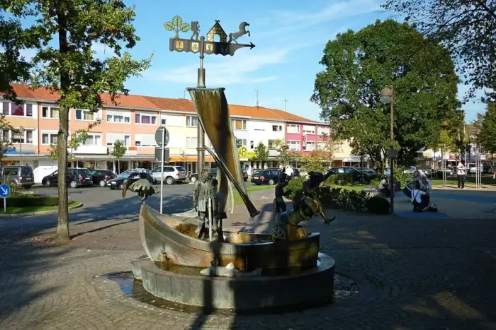 Espelkamp - Espelkamp Breslauer Straße Brunnen