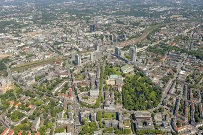 Essen - Aerial view of Essen