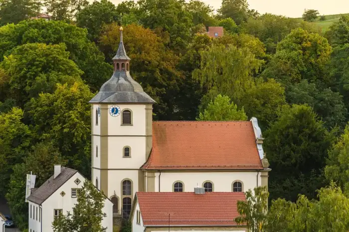 Euerbach - Obbach, Evang.-Luth. Pfarrkirche, 001