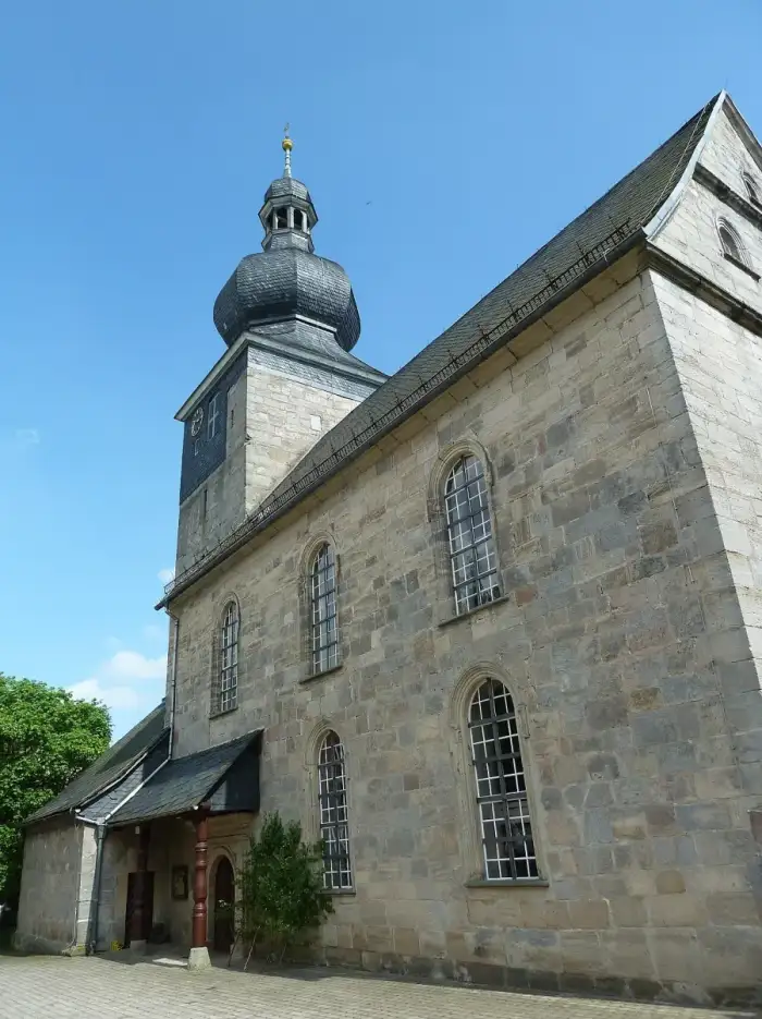 Föritztal - Heilig-Geist-Kirche Mupperg Westansicht
