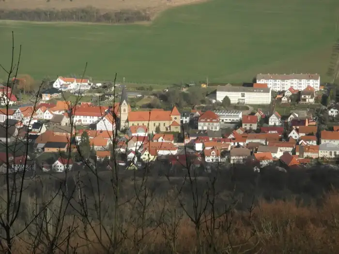 Geismar - Geismar vom Hülfensberg gesehen