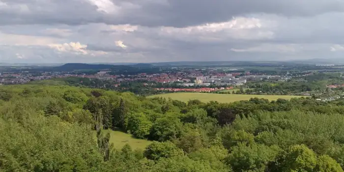 Gotha - Gotha Blick vom Bürgerturm