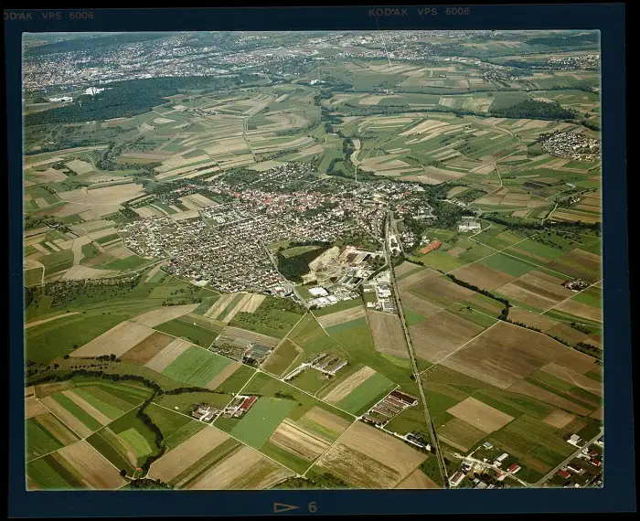 Heiningen - Heiningen, Luftbild - LABW - Staatsarchiv Sigmaringen N 1-96 T 1 Nr. 905