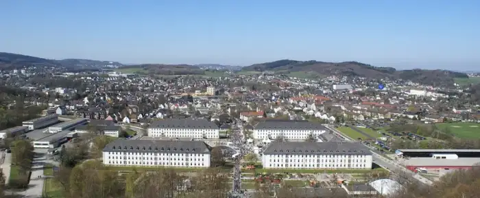 Hemer - Hemer-Ueberblick Juebergturm