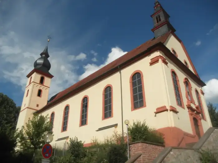 Hemsbach - Hemsbach kirko St. Laurentius 1