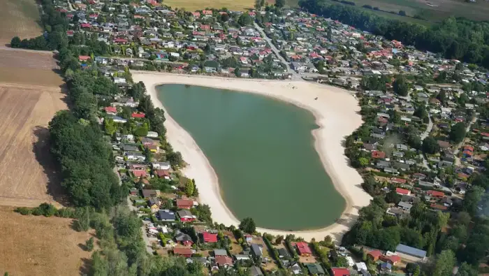 Holste - Stedener See Luftbild