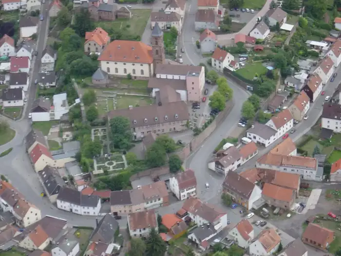 Hornbach - Kloster Hornbach Luftbild