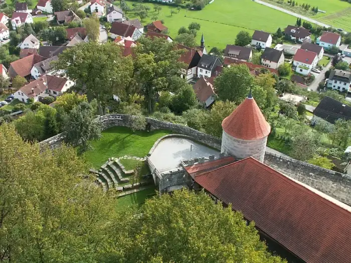 Hüttlingen - Niederalfingen aus Sicht der Marienburg