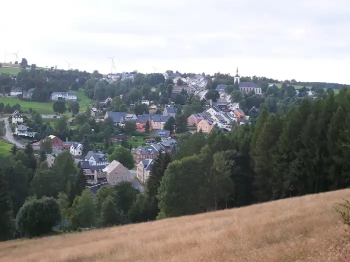 Jöhstadt - Jöhstadt Blick von Dürrenberg (4)
