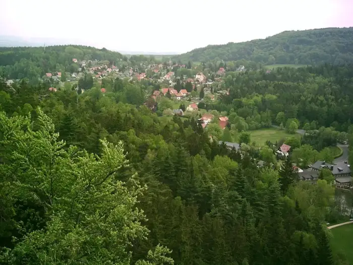 Jonsdorf - Jonsdorf vom Nonnenfelsen