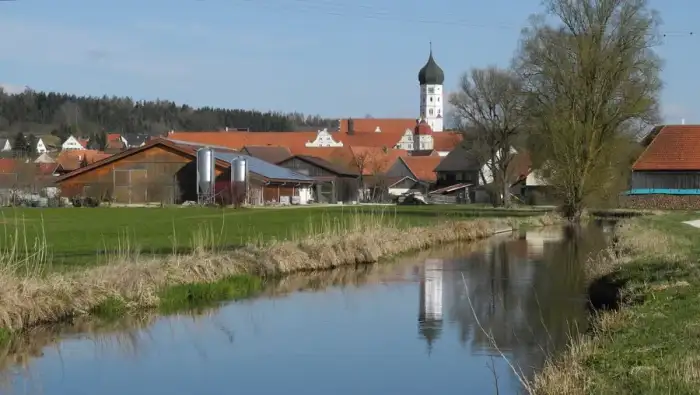 Kammeltal - Kammeltal-Kammel mit Kloster Wettenhausen