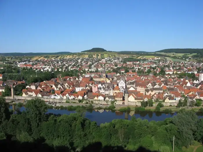 Karlstadt - Karlstadt von der Karlsburg