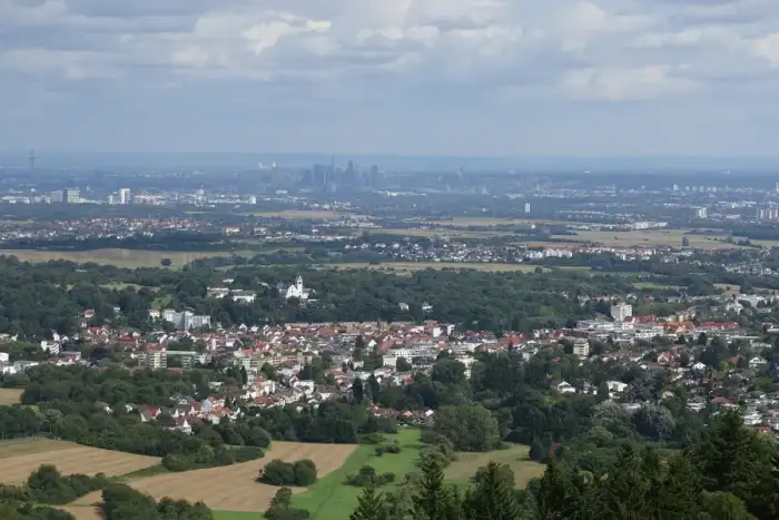Kelkheim (Taunus) - Blick vom Großen Mannstein am Staufen