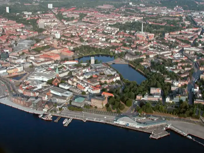 Kiel - KielerStadtzentrumLuftaufnahme
