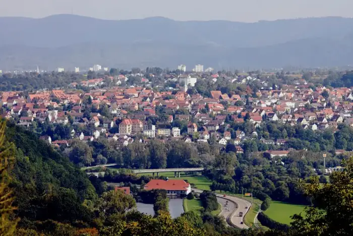 Kirchentellinsfurt - Kirchentellinsfurt-Sicht-von-Pfrondorf-2008
