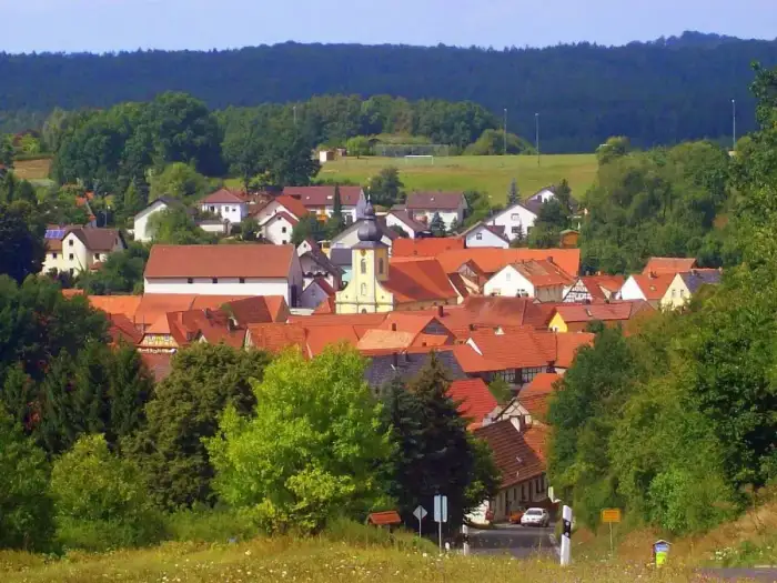 Kirchlauter - Neubrunn in the Haßberge hills