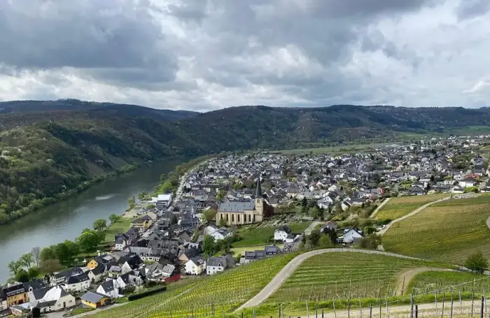 Kröv - GER Kröv, Weinbergshöhen, Aussicht 005