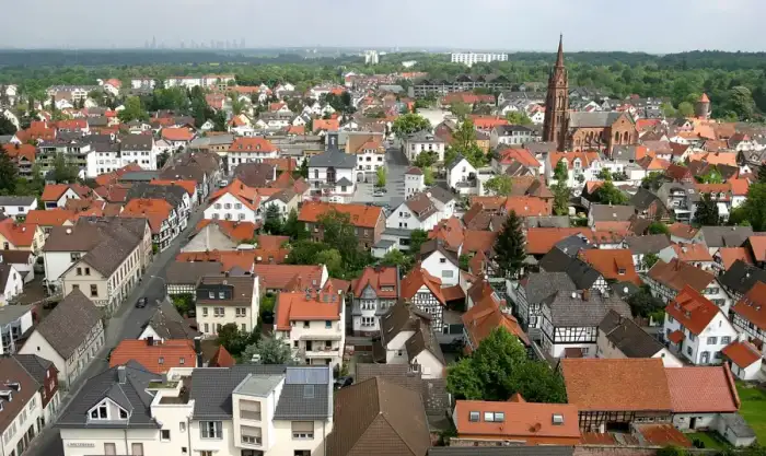 Langen (Hessen) - Altstadtblick