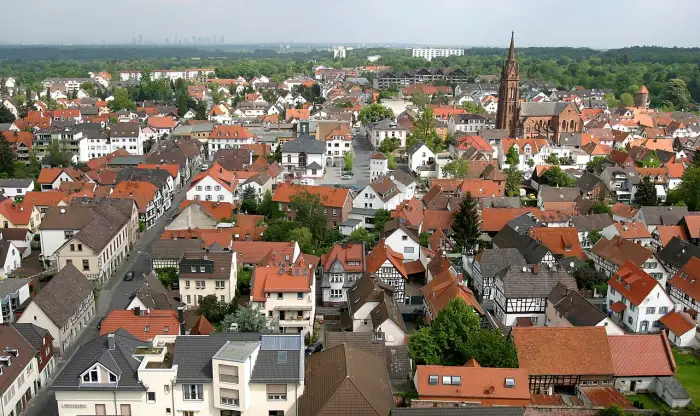 Langen - Altstadtblick