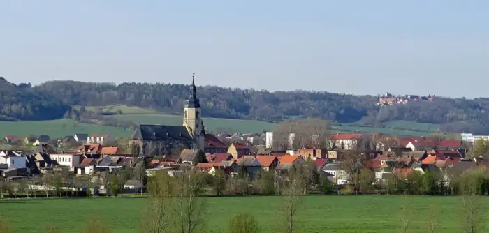 Laucha an der Unstrut - Laucha a d U, BLK v NO, Unstruttal