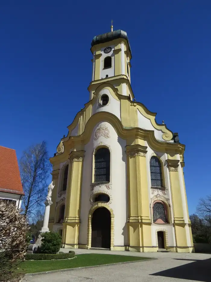 Legau - Legau - Maria Steinbach - Kirche v W 02