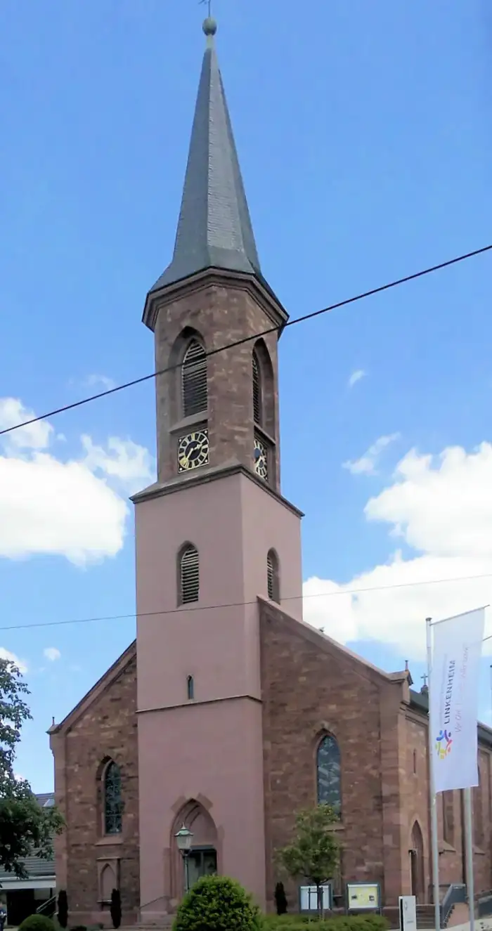 Linkenheim-Hochstetten - Linkenheim, Evangelische Kirche