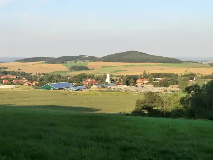 Markersdorf - Blick über Friedersdorf (Markersdorf)