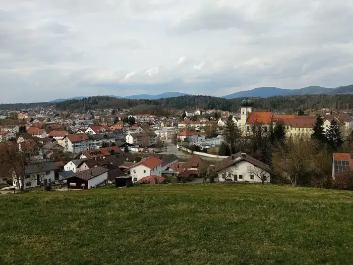 Metten - Blick über Metten vom Heigelberg
