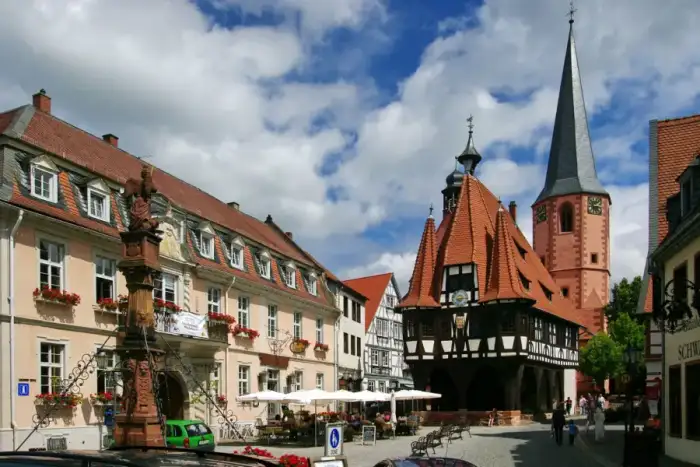 Michelstadt - HE-Michelstadt-marktpl-rath