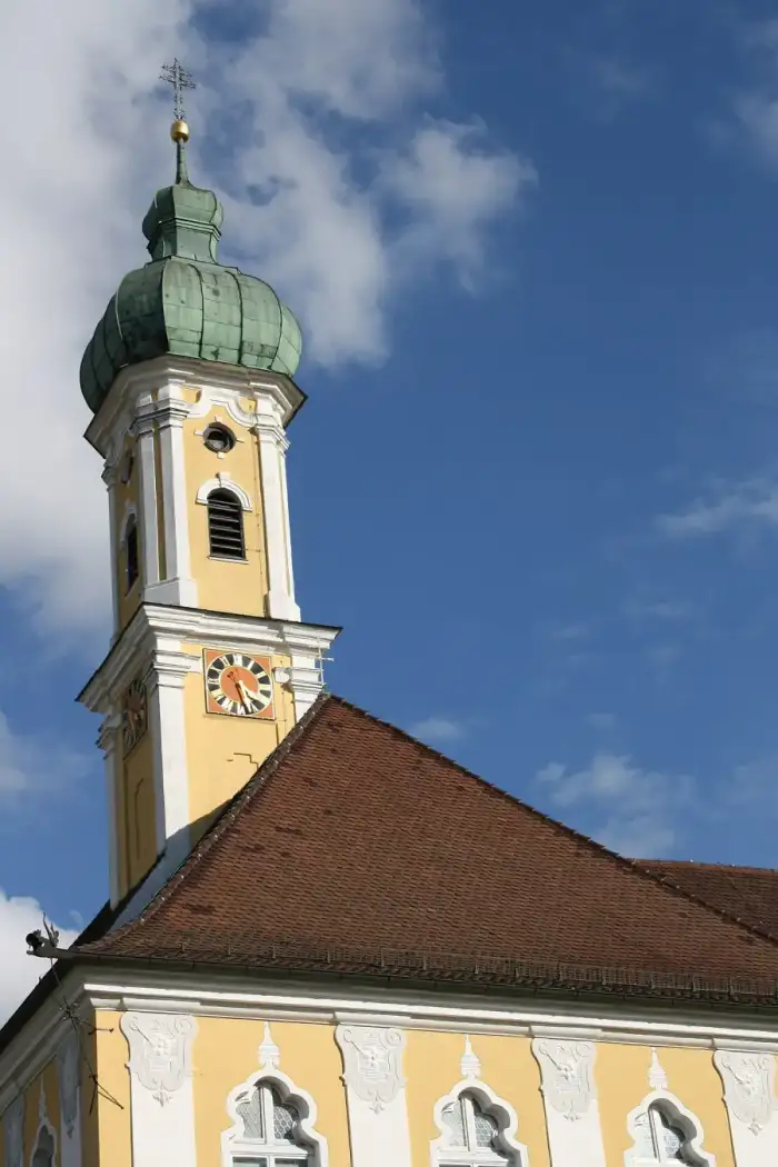 Mödingen - Mödingen Maria Medingen Zwiebelturm 373