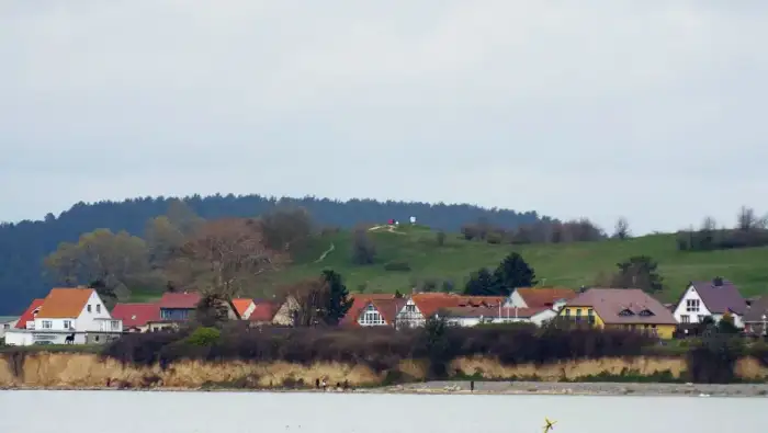 Mönchgut - Blick von Thiessow nach Klein Zicker, Mönchgut