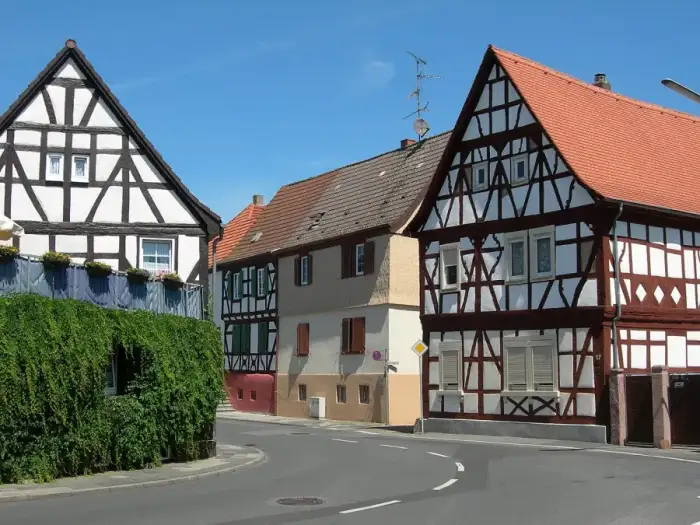 Mörfelden-Walldorf - Mörfelden Fachwerkhäuser